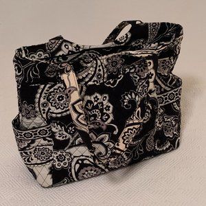 Vera Bradley Pleated Tote in Midnight Paisley